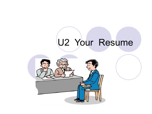 U2 Your Resume