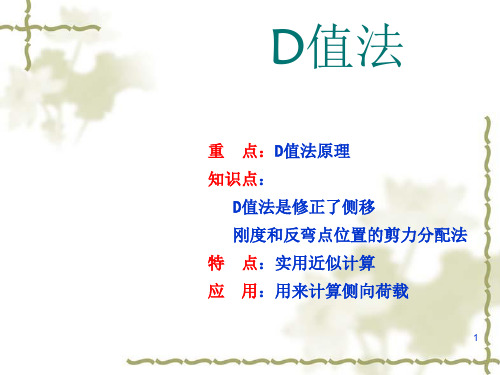 D值法(课堂PPT)