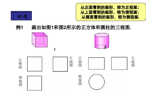 由立体图形到视图(PPT)4-1