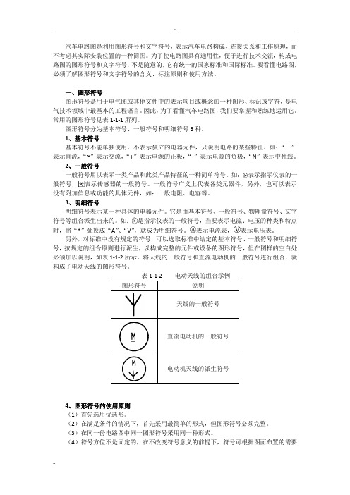 汽车电气图形符号