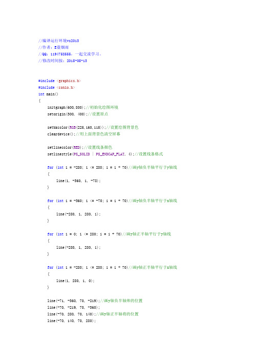 绘制中国象棋棋盘(c语言)