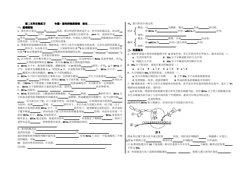 专题6 遗传的物质基础