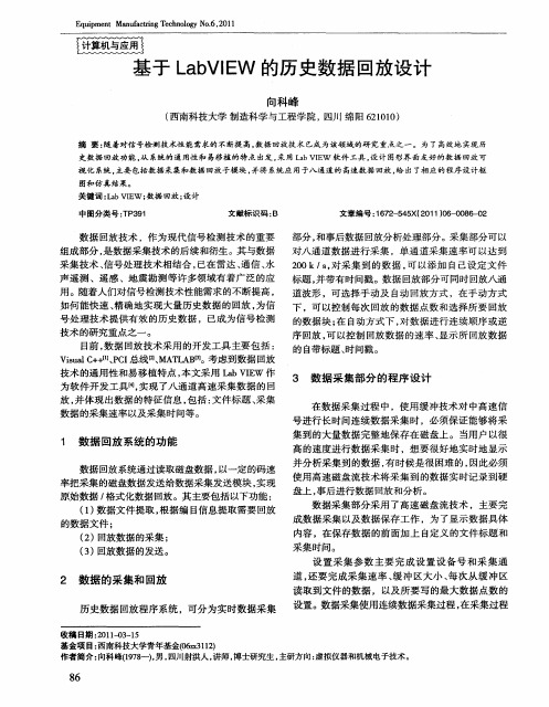 基于LabVIEW的历史数据回放设计