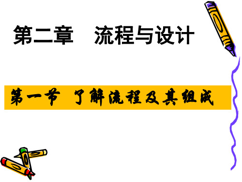 高中通用技术_粤科2003课标版_必修2 技术与设计2_一、流程的基本组成