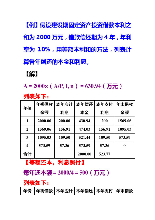 工程经济学案例分析