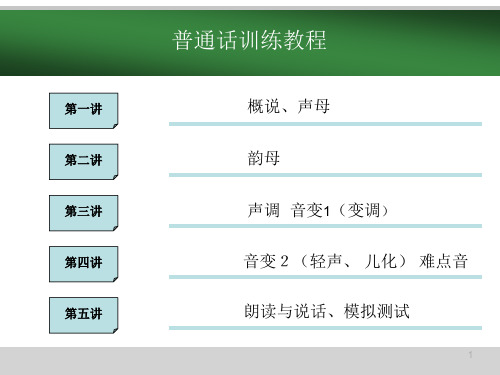 普通话课件(完整版)