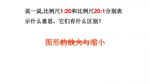 青岛版六年级下册数学 图形的放大与缩PPT课件