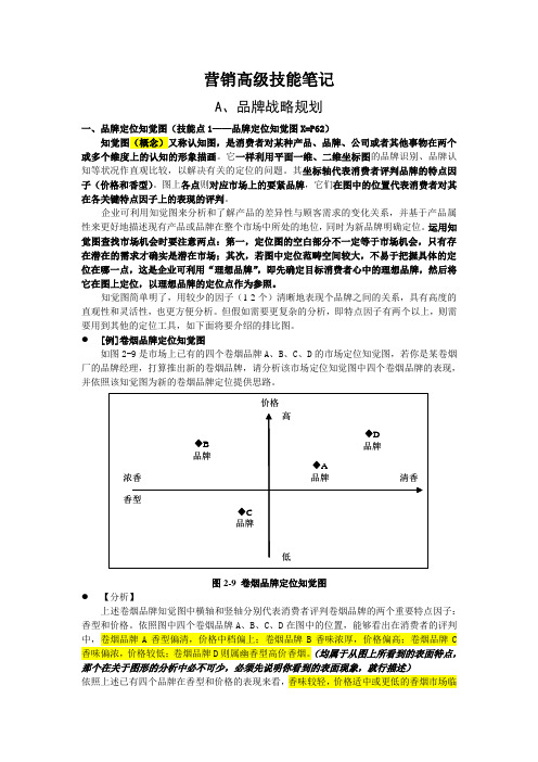 营销高级技能笔记
