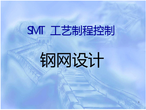 SMT 钢网网板设计课件