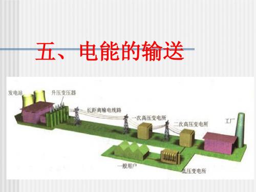 第三节、电能的输送 ppt55