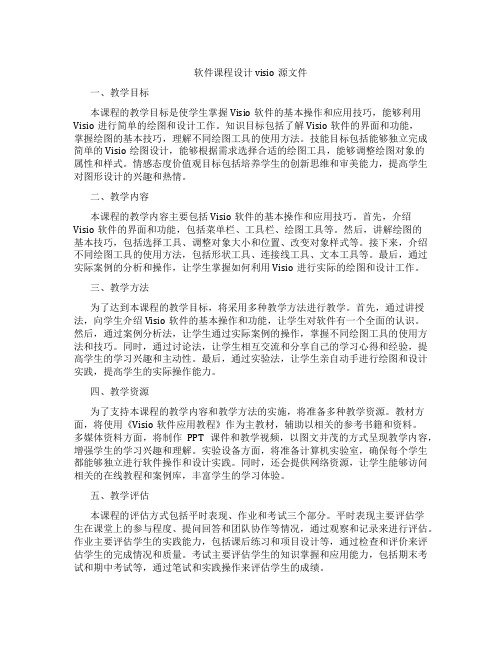 软件课程设计visio源文件