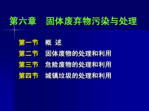 第6章固体废物处置