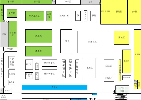 綦江永辉超市平面图