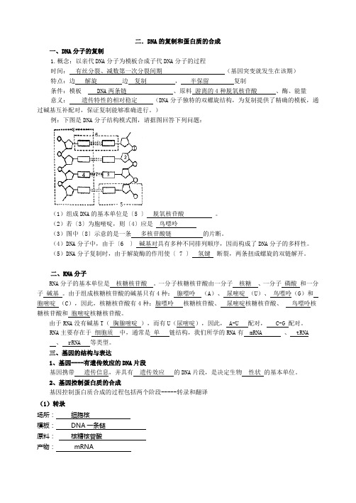 上海高中生物会考知识点整理下全