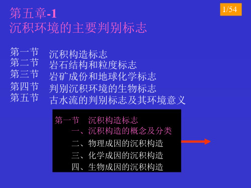 5-1_沉积环境的主要判别标志(1-2)