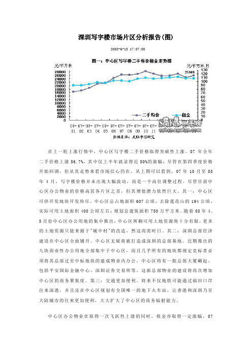 深圳写字楼市场片区分析报告1011585742.doc