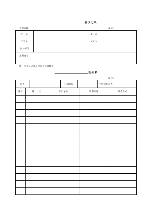 配网工程监理表格资料(开工后施工单位使用)