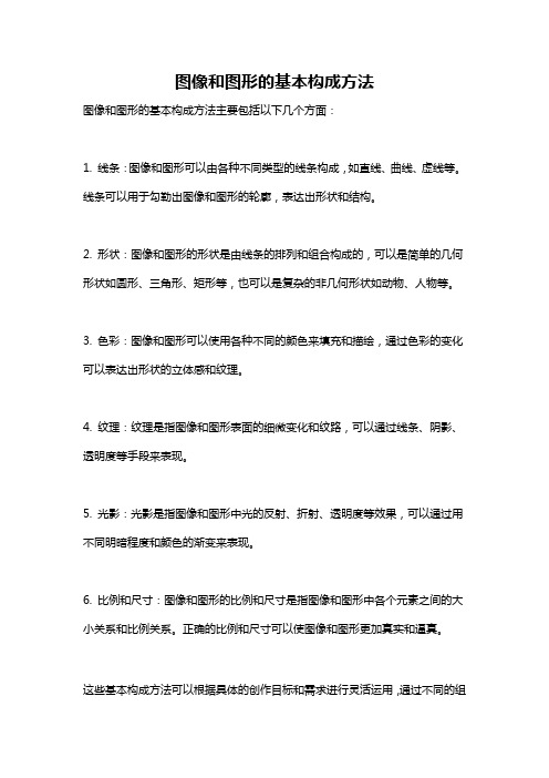 图像和图形的基本构成方法