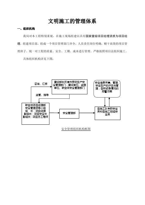 文明施工的管理体系