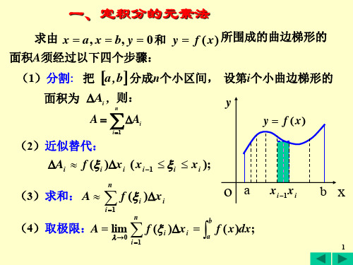 定积分应用求面积