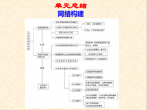 高考政治一轮复习：公民的政治生活PPT课件(共3份) 人教课标版