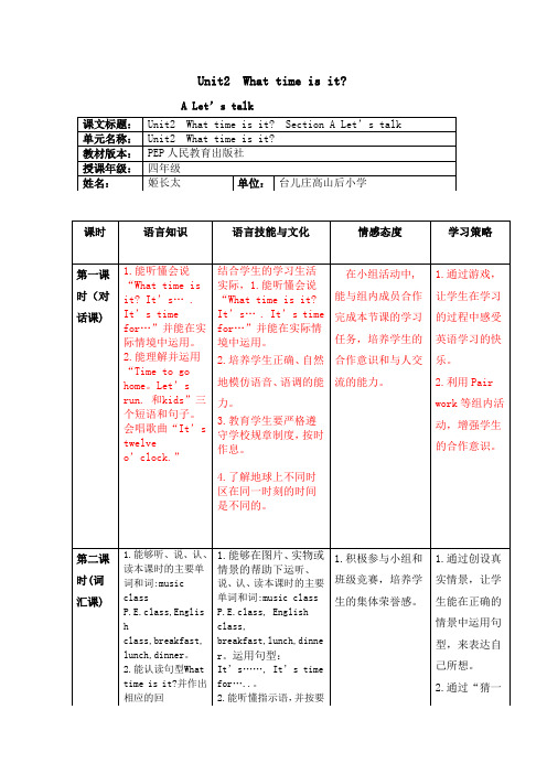 台四下U2A1  jichangtai