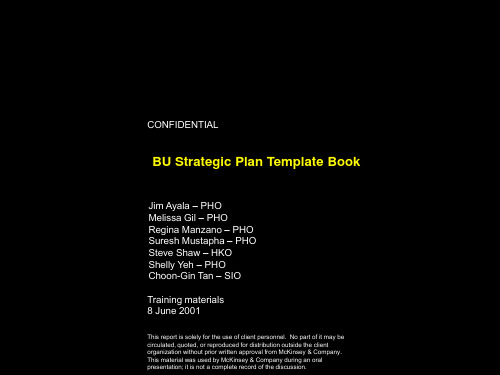 麦肯锡战略规划英文版ppt