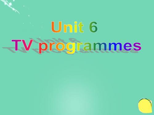 牛津译林版英语九上Unit 6《TV programmes》(Grammar)ppt课件2