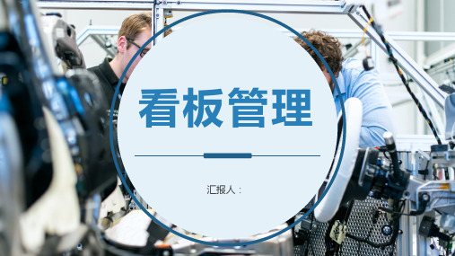 企业生产项目业务流程制度学习看板管理方法培训PPT模板