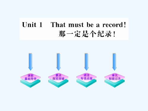 【全程学习方略】高中英语 Unit1《That must be a record!》大纲人教版全一册