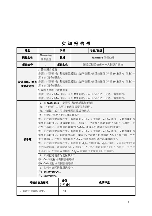 PS实训报告书3