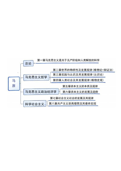 2024考研政治思维导图(马原)