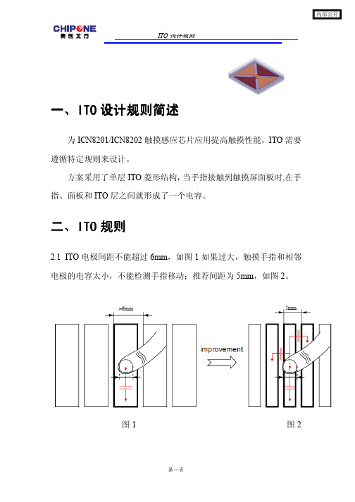 电容屏ITO设计规则说明
