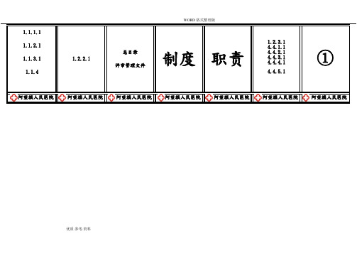 二级医院等级评审医务科档案盒标签