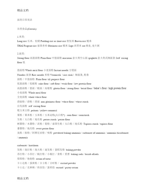 (整理)287126食品科学与工程英语词汇大全.