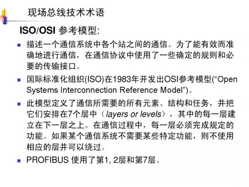 工业化计算机网络8-0   Profibus现场总线技术-通信模型与协议