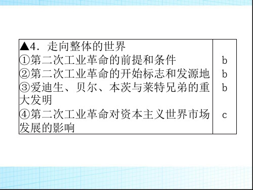 人民版历史15走向整体的世界