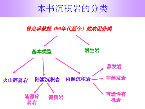 第六章1-陆源碎屑碎屑岩的物质与结构特征