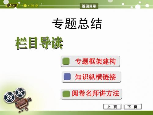 专题总结  现代中国的政治建设与祖国统一及对外关系