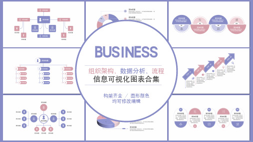 组织架构数据分析流程可视化图表合集