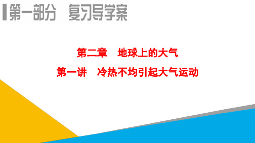 2021届高考地理一轮复习课件：第2章 第1讲 冷热不均引起大气运动