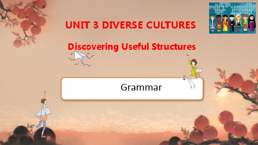 Unit 3 Diverse Cultures Discovering Useful 课件