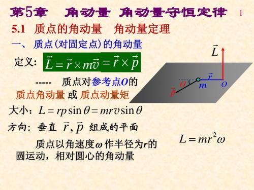 5--角动量 角动量守恒定律x