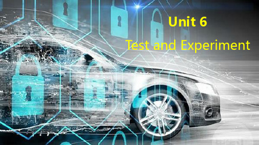 中职教育-英语(职业模块) Uni6 Test and Experiment.ppt