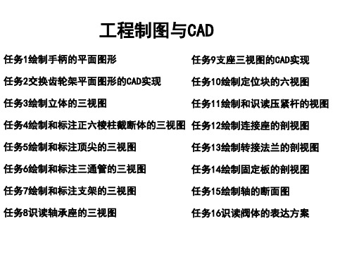 零部件测绘与CAD制图实训课件问题20-3 如何绘制滚动轴承图？