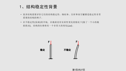 屈曲分析PPT教学课件