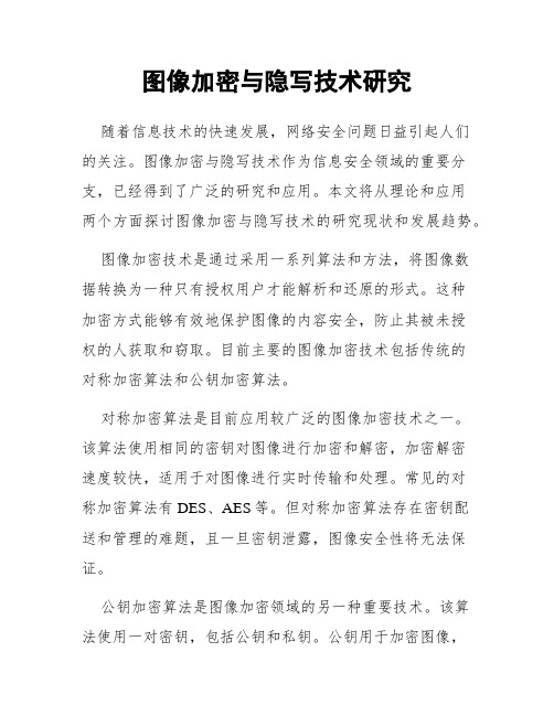 图像加密与隐写技术研究