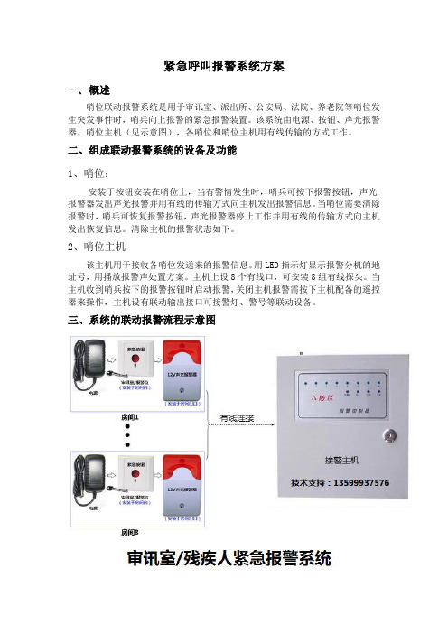 紧急呼叫报警系统方案-628