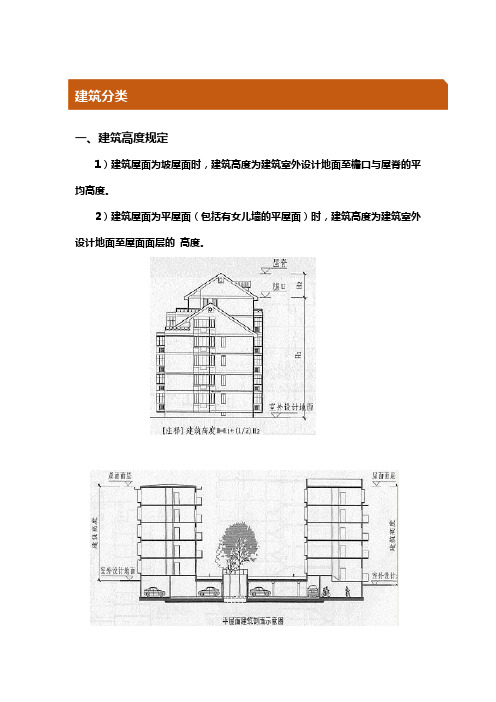 建筑高度规定