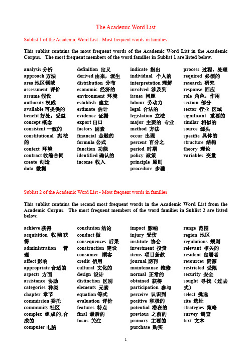 学术英语词汇570